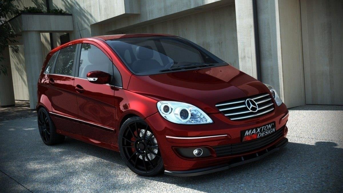 Image of Front Splitter Mercedes B-CLass 245 - Textured