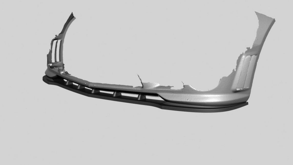 Image of Front Splitter Mercedes C-CLass W204 For AMG C63-CL