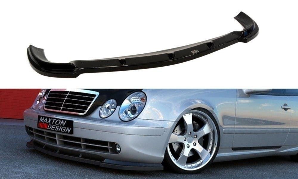 Image of Front Splitter Mercedes CLK W208 (For W208 AMG) - Textured