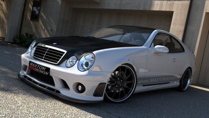 Image of Splitter Mercedes CLK W208 (For Me-CLK-208-AMG204-F1 Bumper) V1