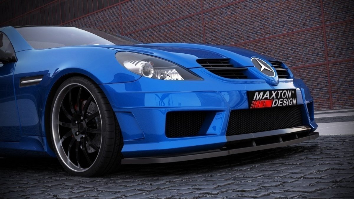 Image of Front Splitter Mercedes SLK R171 (For Me-SLK -R171-AMG172-F1