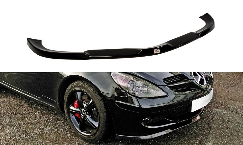 Image of Front Splitter Mercedes SLK R171 Standard Bumper - Textured