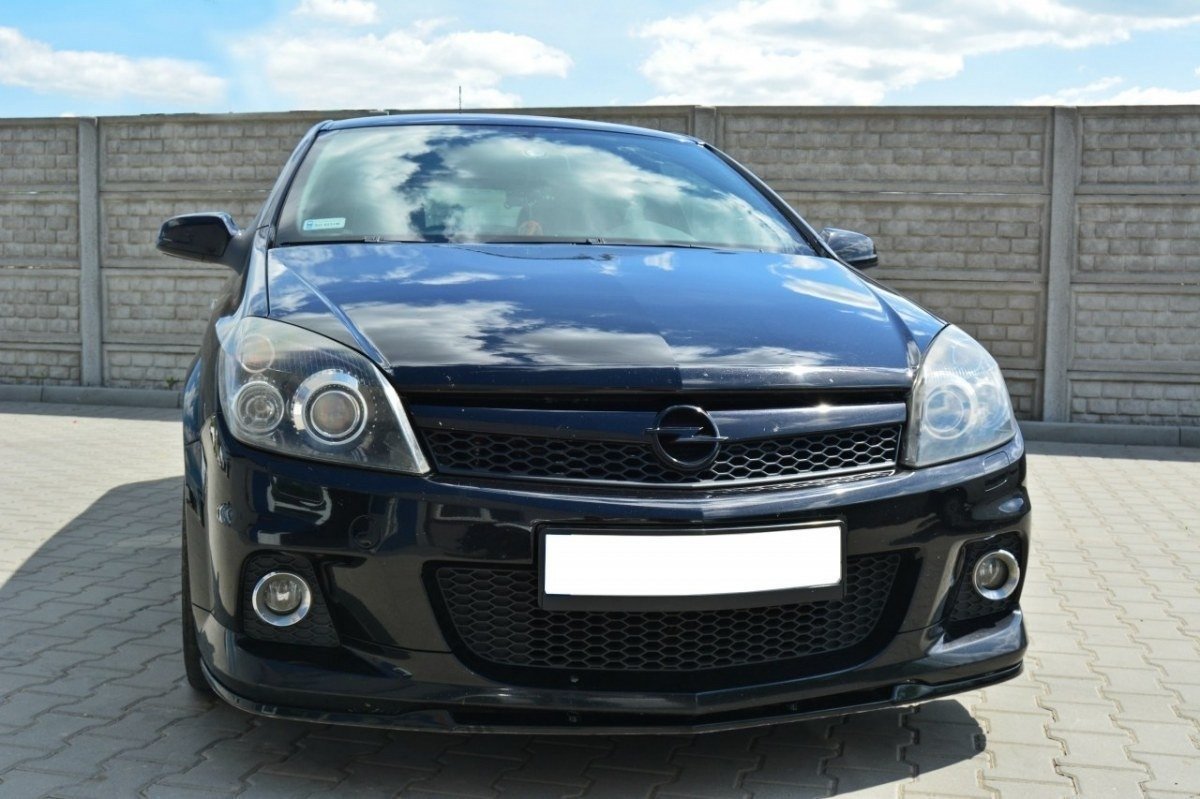 Image of Front Splitter Opel Astra H OPC / VXR Nurburg - Textured