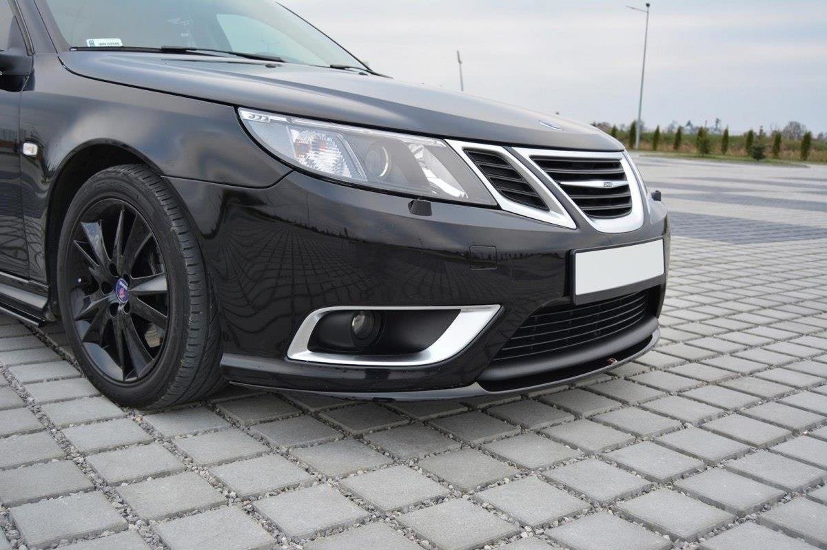 Image of Splitter Przedni Saab 9-3 Aero MK2 Facelift - Textured