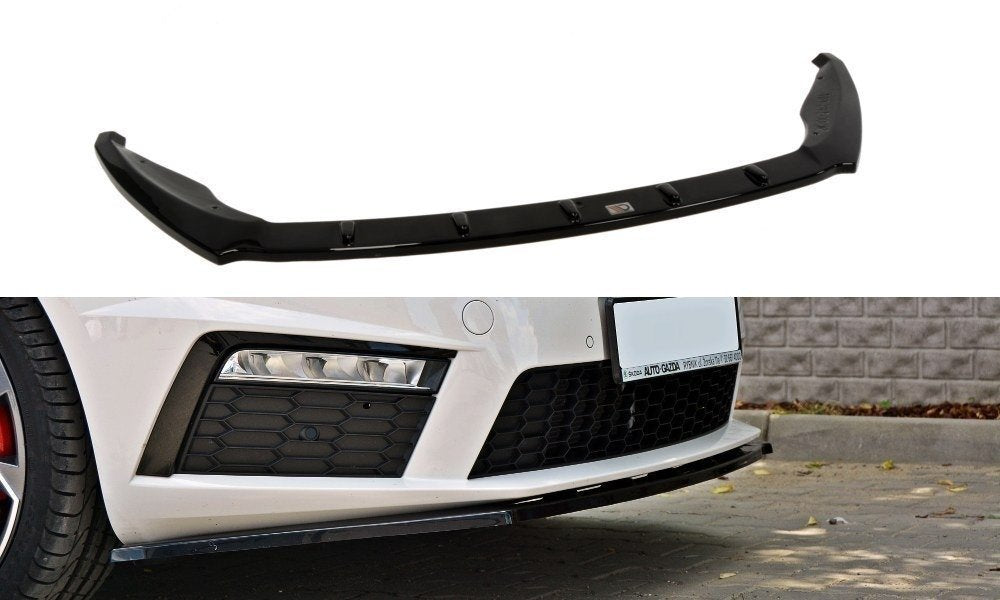 Image of Front Splitter V.1 Skoda Octavia RS MK3 - Textured