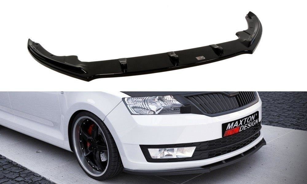 Image of Front Splitter Skoda Rapid - Textured