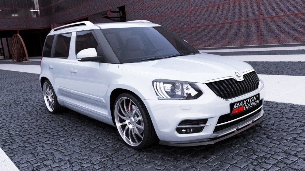 Image of Front Splitter Skoda Yeti City Facelift Model - Textured