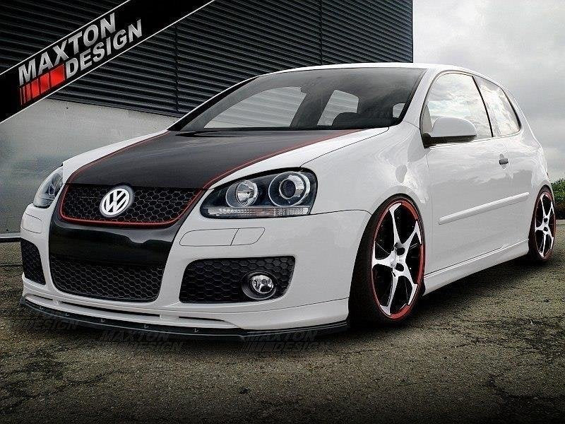 Image of Front Splitter VW Golf V GTi Votex - Textured