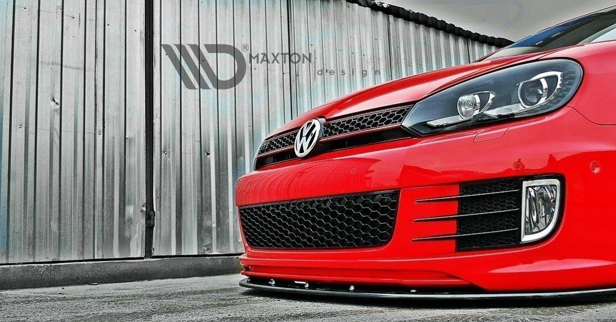 Image of Front Splitter Ver.2 VW Golf Vi (For Golf GTi 35Th)-T
