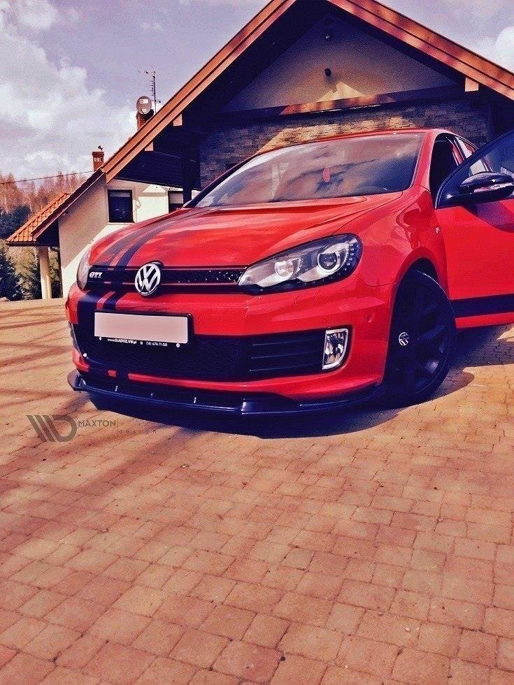 Image of Front Splitter VW Golf Vi GTi 35Th - Textured