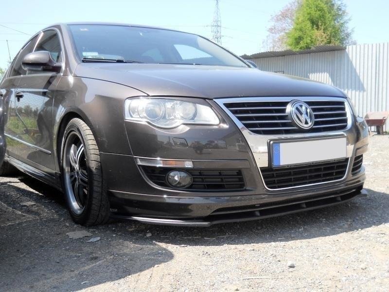 Image of Front Splitter VW Passat B6 Votex - Textured