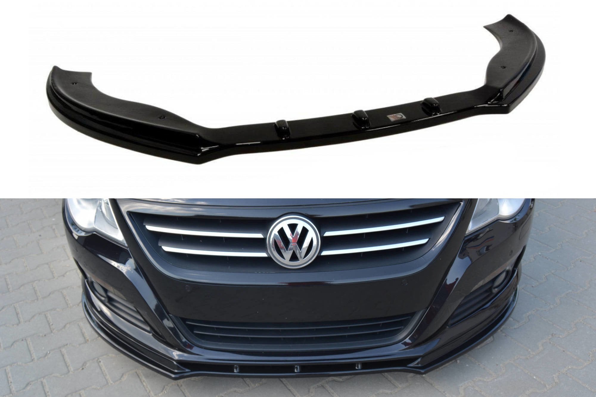 Image of Front Splitter VW Passat CC Preface Model