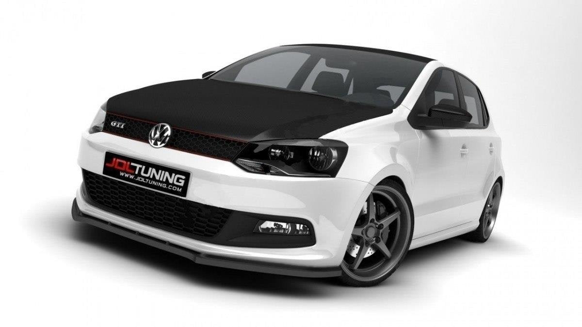 Image of Front Splitter VW Polo MK5 GTi - Textured