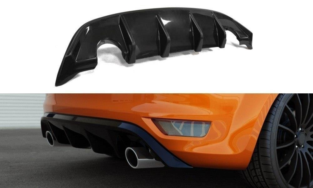 Image of Rear Valance Ford Focus ST MK2 FL - Gloss Black