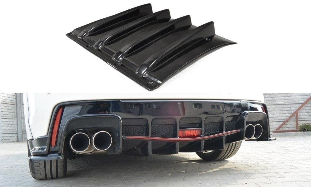 Image of Rear Valance Honda Civic Ix Type R - Gloss Black
