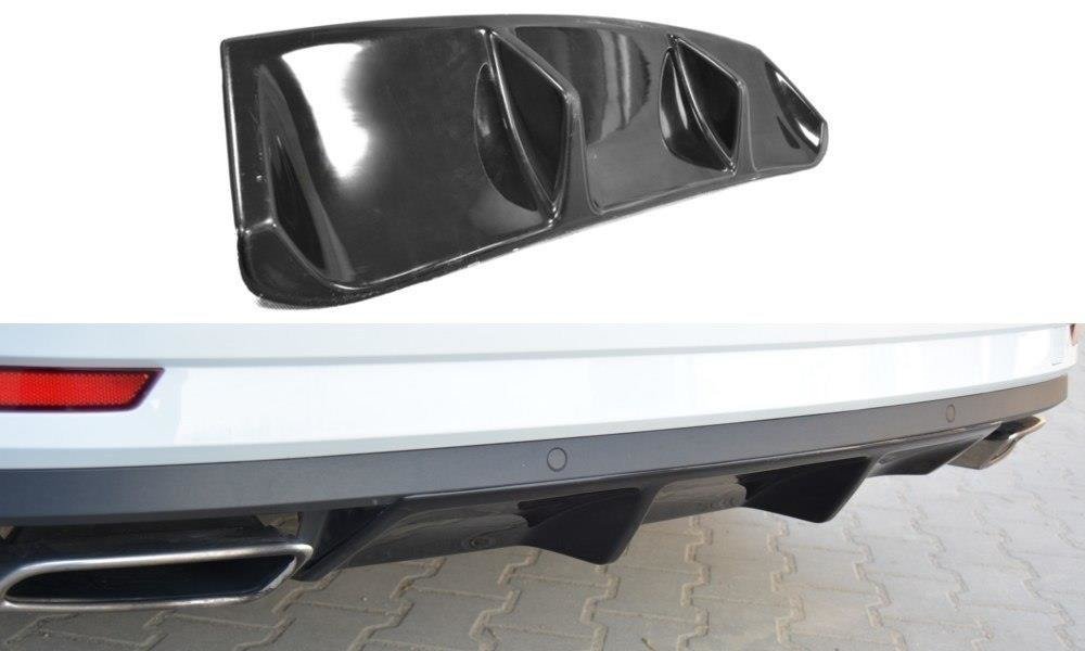 Image of Rear Valance Skoda Superb MK3 - Gloss Black