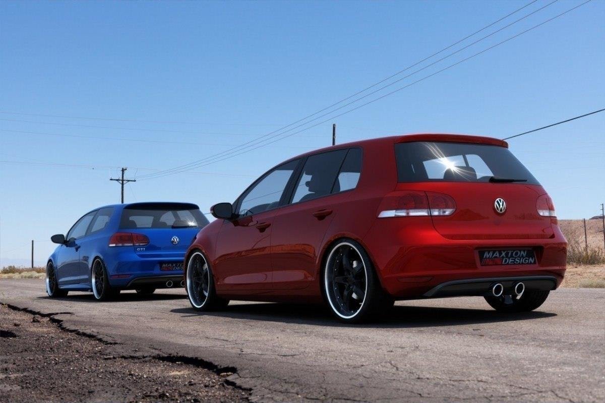 Image of Rear Valance VW Golf V R32 Look For VW Golf Vi - Textured