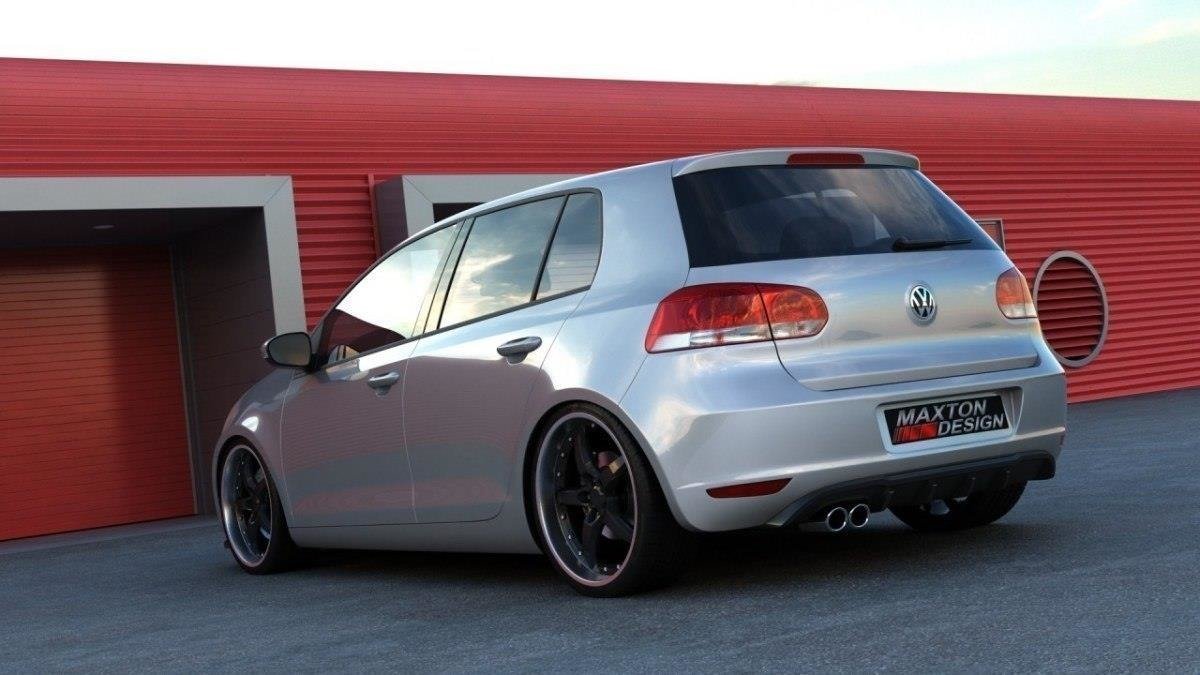 Image of Achterpaneel VW Golf Vi met 1 uitlaatgat - structuur