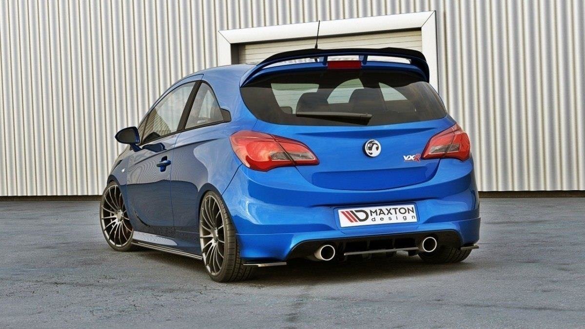 Image of Rear Side Splitters Opel Corsa E OPC / VXR - Textured