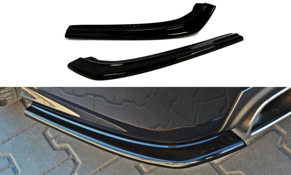 Image of Rear Side Splitters Saab 9-3 Turbo X - Textured