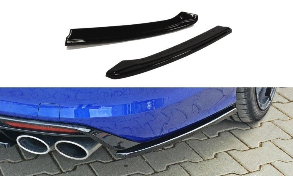 Image of Rear Side Splitters VW Golf MK7 R Estate - Textured