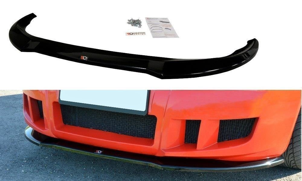 Image of Front Splitter Fiat Stilo Schumacher Version - Gloss Black