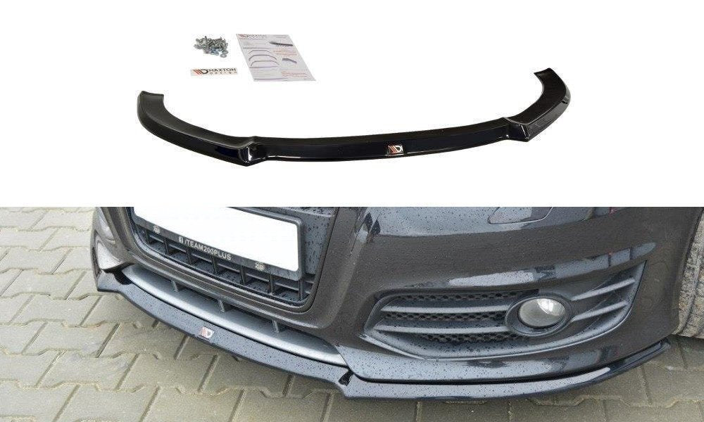 Image of Voorsplitter V.1 Audi S3 8P FL - Glanzend Zwart