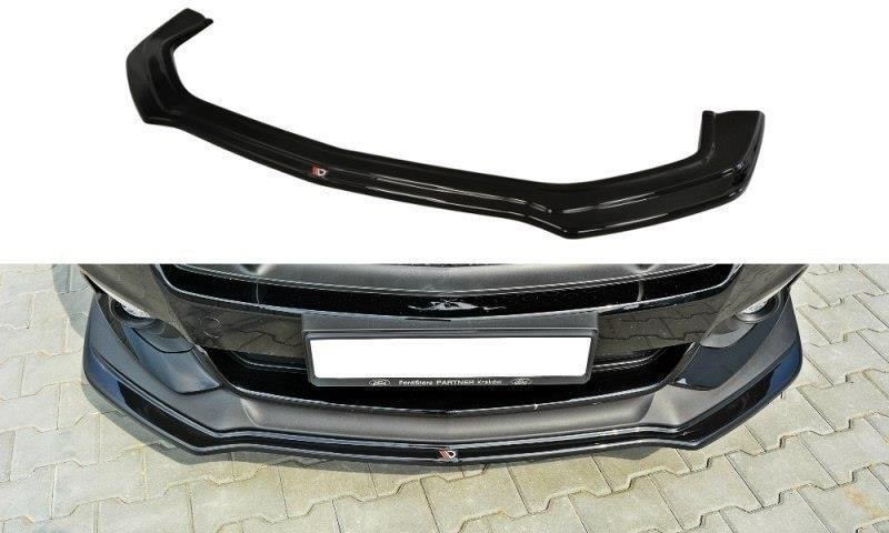 Image of Front Splitter Ford Mustang GT MK6 - Gloss Black