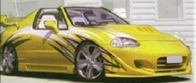Image of Front Bumper 2 Honda Crx Del Sol - Primed