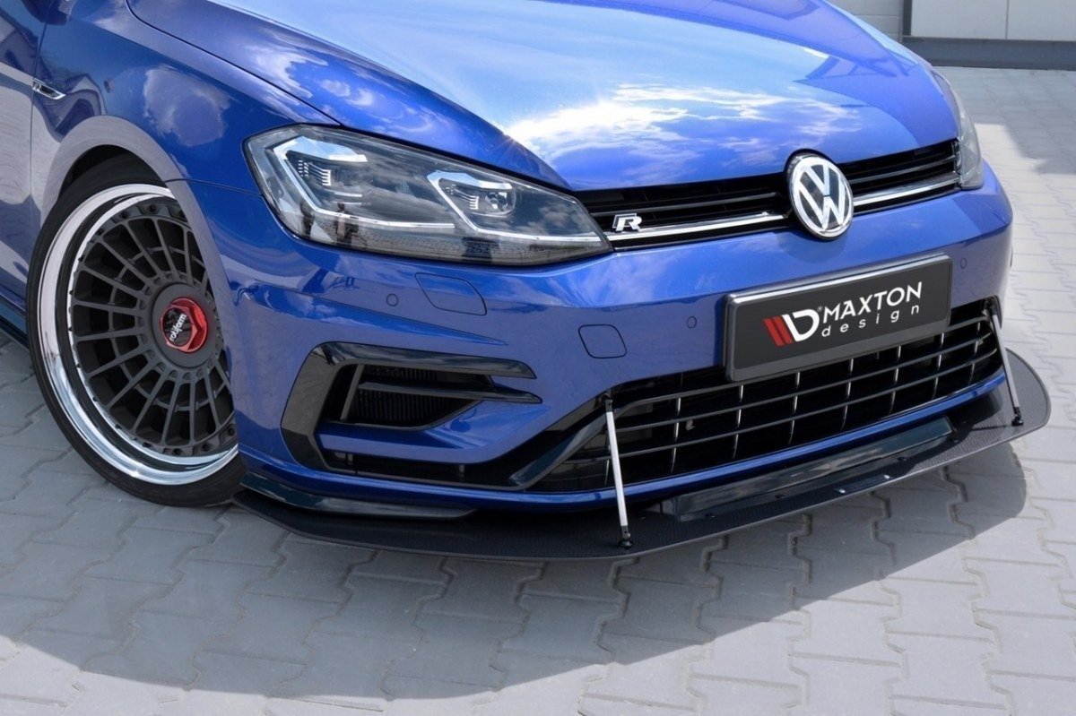 Image of Hybrid Front Racing Splitter VW Golf 7 R / R-Line Facelift