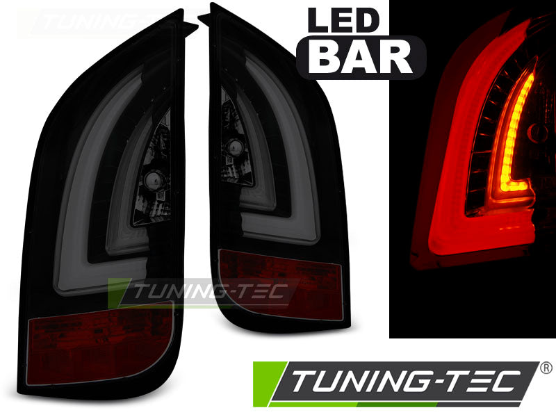 Image of Skoda Citigo 11+ Led Bar Tail Lights Smoke Black
