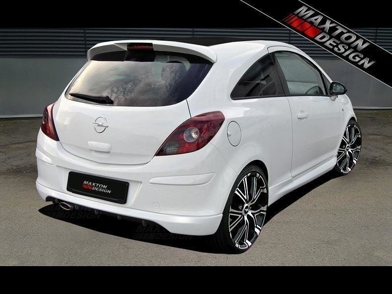 Image of Rear Bumper Extension Opel Corsa D