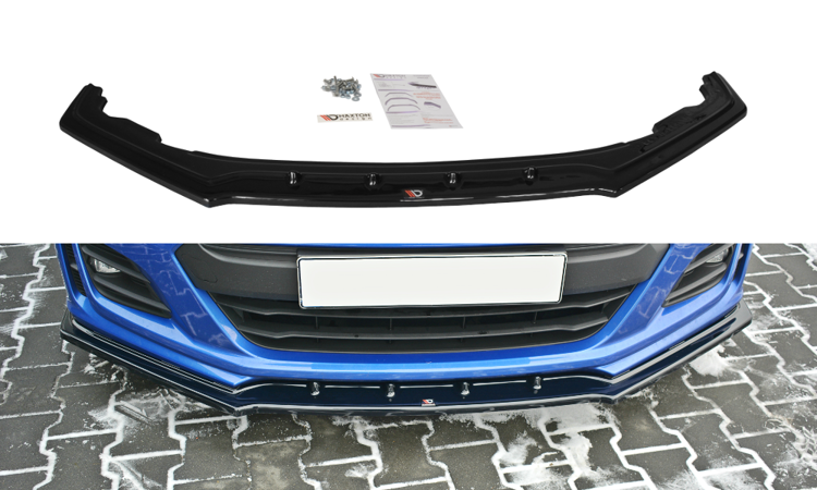 Image of Front Splitter V.1 Subaru Brz Facelift - Gloss Black