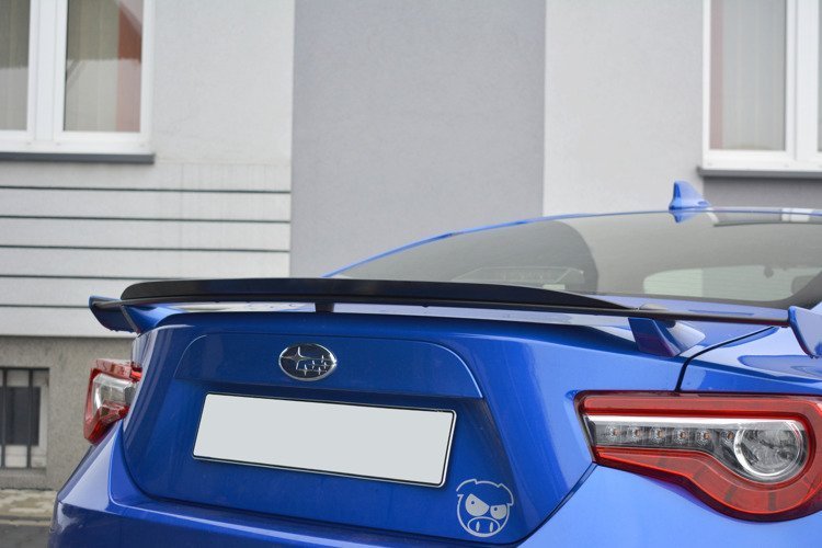Image of Spoiler Cap V.1 Subaru Brz Facelift - Gloss Black