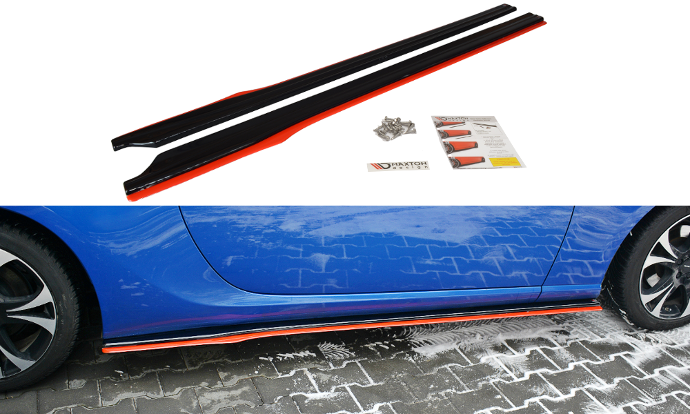 Side Skirts Diffusers V.2 Subaru Brz/ Toyota GT86 Facelift - V3
