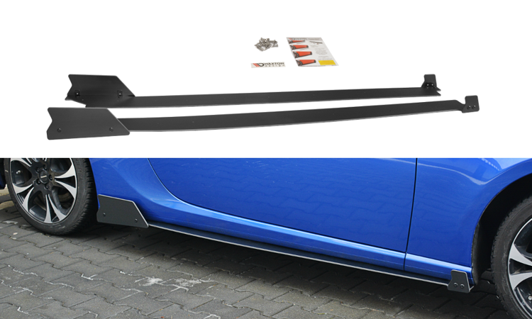 Image of Side Skirts Diffusers Subaru Brz Facelift