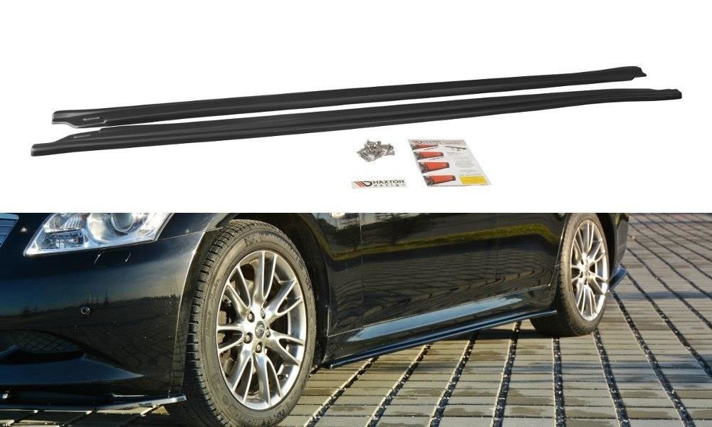 Image of Side Skirts Diffusers Infiniti G37 Sedan - Gloss Black