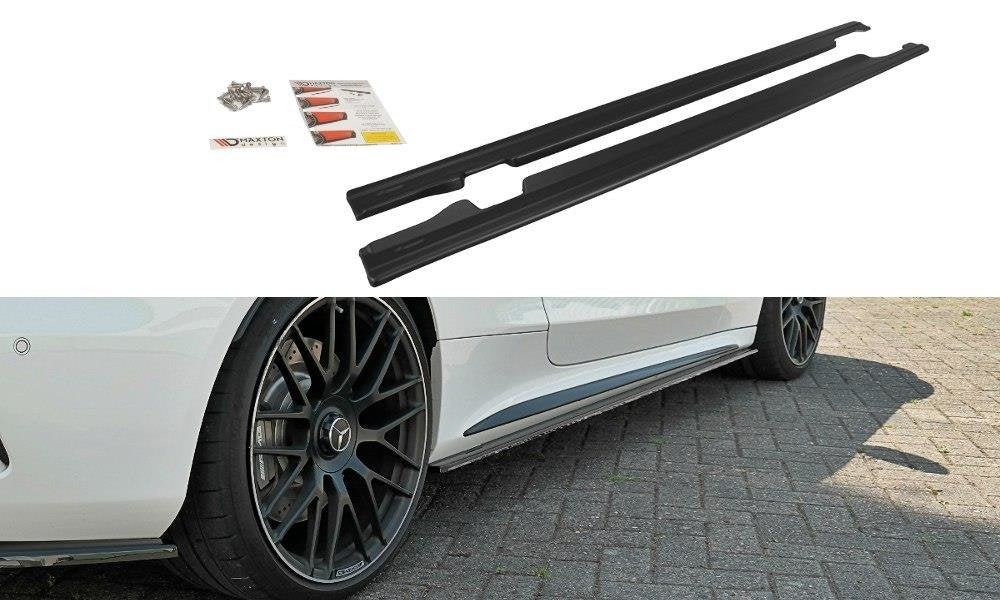 Image of Side Skirts Diffusers Mercedes C-CLass C205 63AMG Coupe-GB