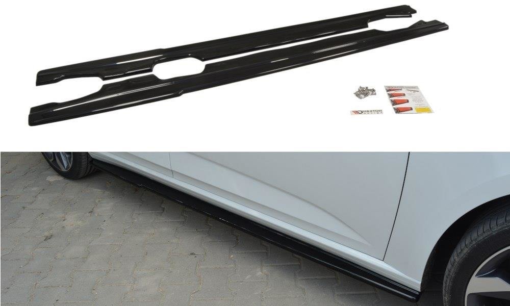 Image of Side Skirts Diffusers Renault Megane MK4 Hatchback-GB