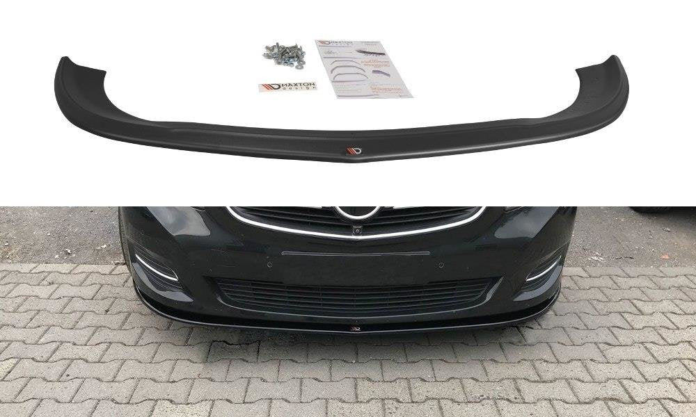 Image of Front Splitter V.1 Mercedes V-CLass W447 - Gloss Black
