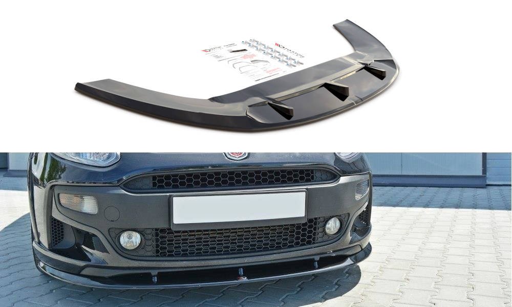Image of Front Splitter Fiat Punto Evo Abarth - Gloss Black