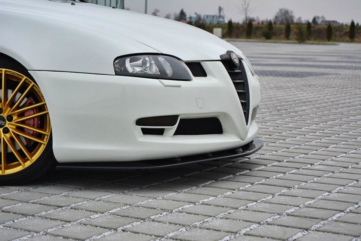 Image of Front Splitter V.1 Alfa Romeo GT - Gloss Black