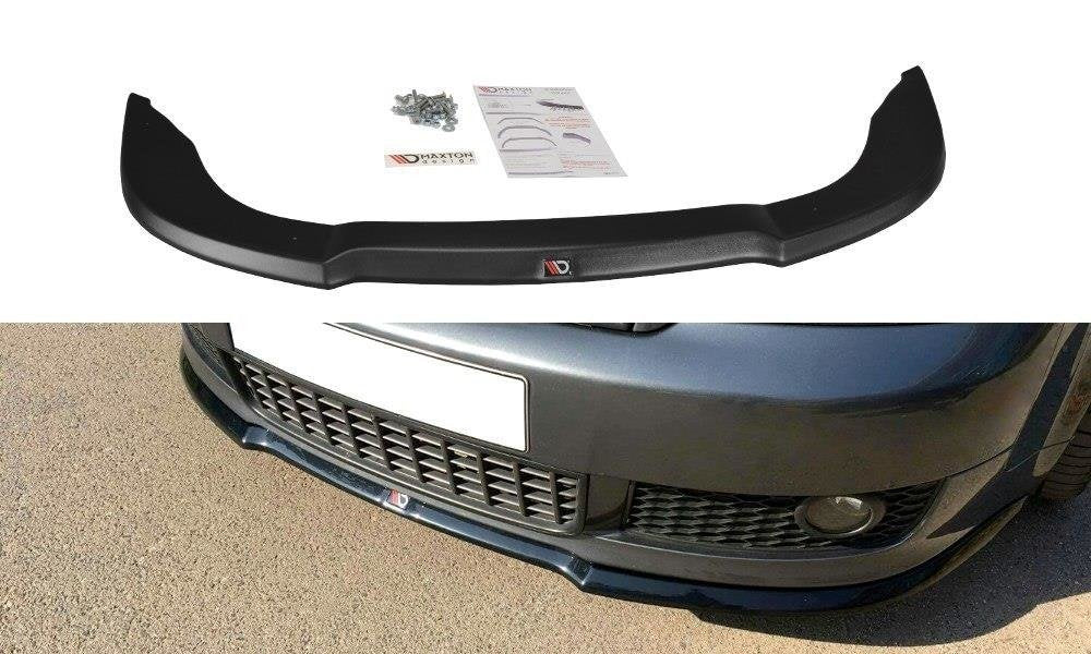 Image of Front Splitter V.1 Audi A4 S-Line B6 - Gloss Black
