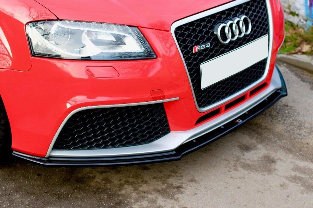 Image of Front Splitter V.1 Audi RS3 8P - Gloss Black