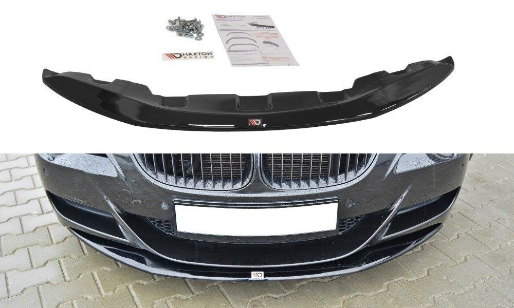 Image of Front Splitter V.1 BMW M6 E63 - Gloss Black