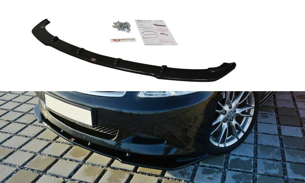 Image of Front Splitter V.1 Infiniti G37 Sedan - Gloss Black