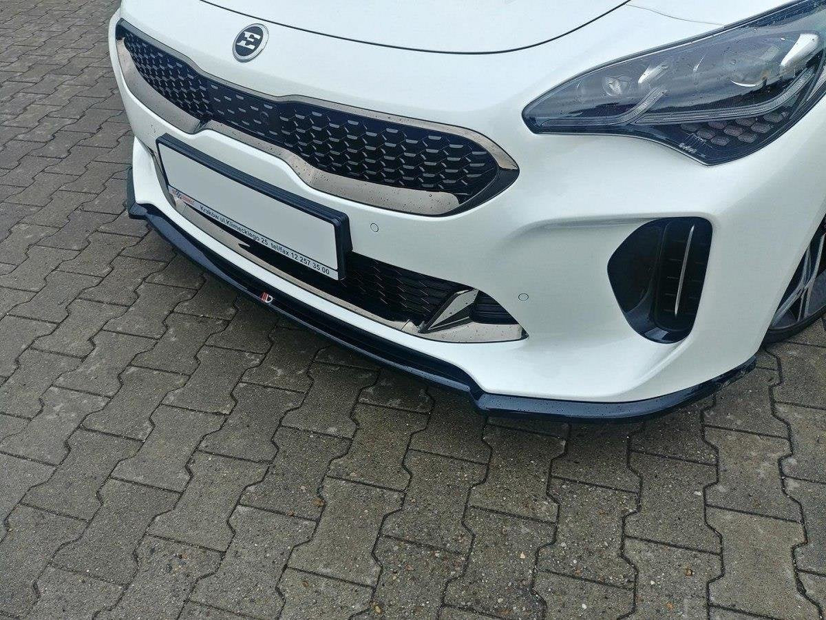 Image of Front Splitter V.1 Kia Stinger GT - Gloss Black