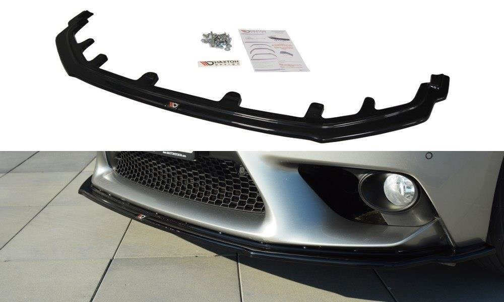 Image of Front Splitter V.1 Lexus Is MK3 - Gloss Black