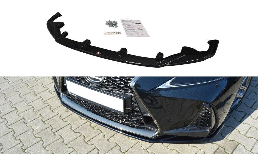Image of Front Splitter V.1 Lexus Is MK3 Facelift F-Sport-GB