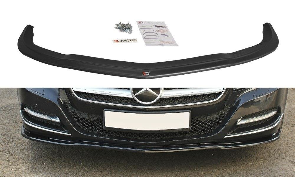 Image of Front Splitter V.1 Mercedes CLS C218 - Gloss Black